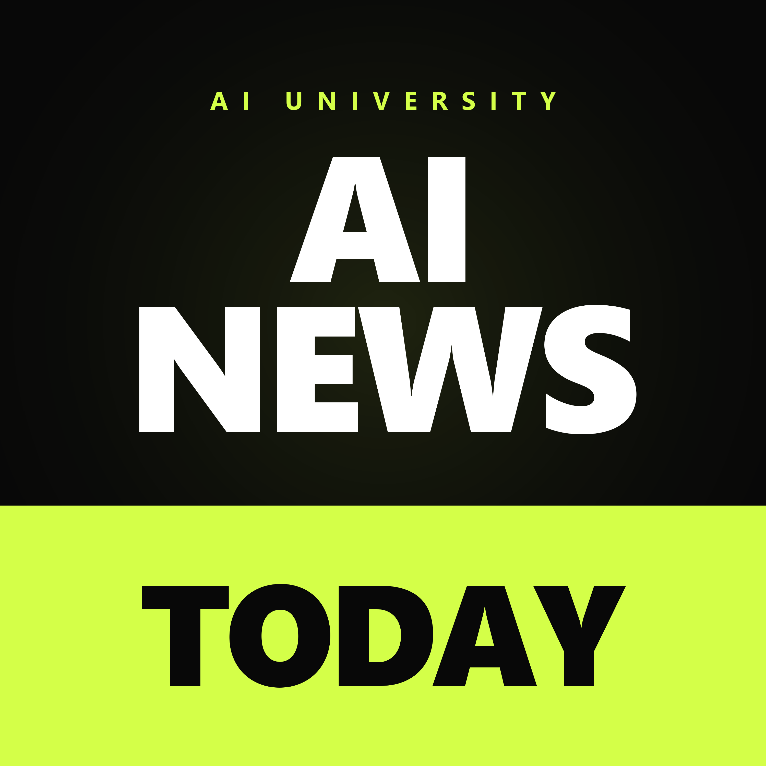 Logo of the podcast AI News Today from AI University Podcast AI News Today from AI University